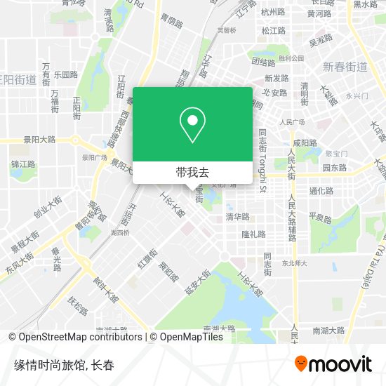 缘情时尚旅馆地图