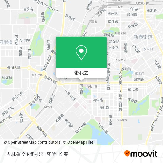 吉林省文化科技研究所地图