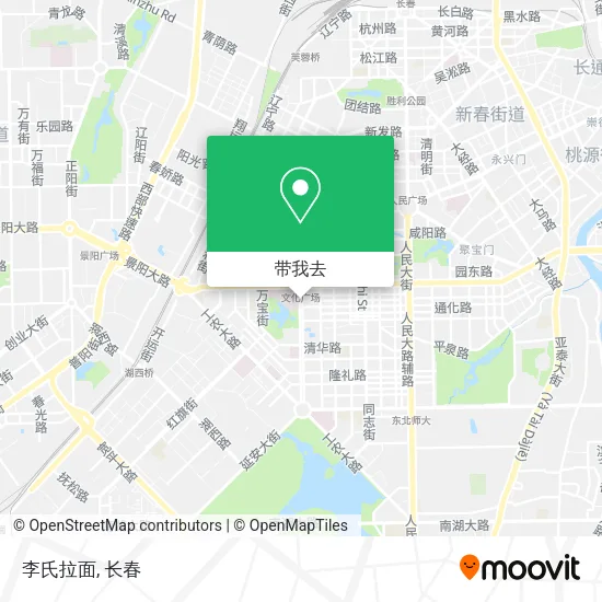 李氏拉面地图