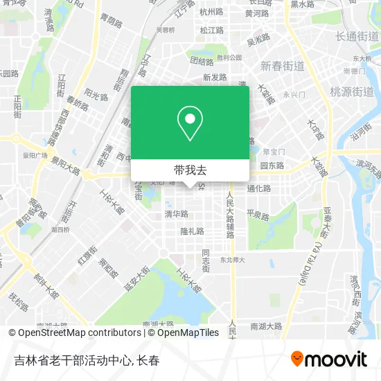 吉林省老干部活动中心地图