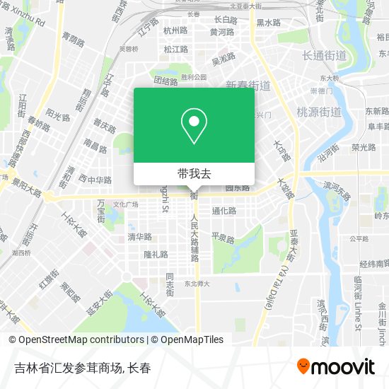 吉林省汇发参茸商场地图