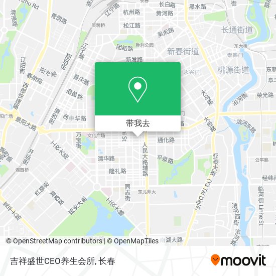 吉祥盛世CEO养生会所地图