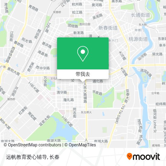 远帆教育爱心辅导地图
