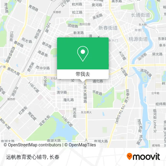 远帆教育爱心辅导地图