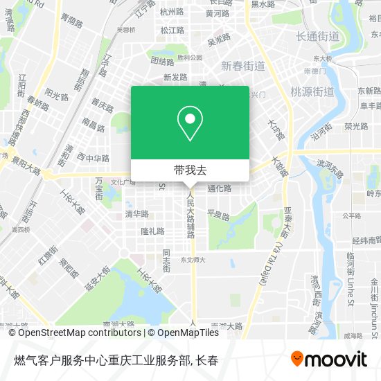 燃气客户服务中心重庆工业服务部地图