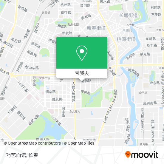 巧艺面馆地图