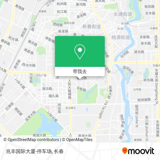 兆丰国际大厦-停车场地图