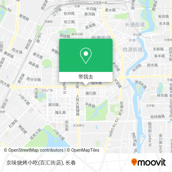 京味烧烤小吃(百汇街店)地图
