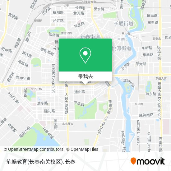笔畅教育(长春南关校区)地图