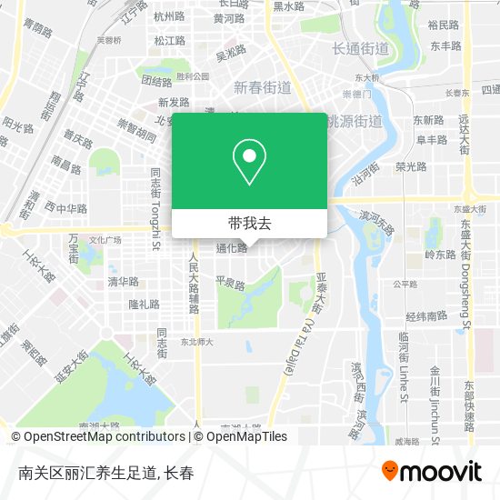南关区丽汇养生足道地图