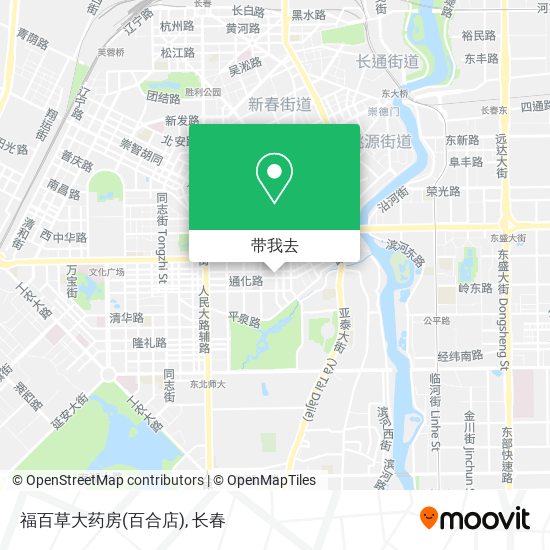 福百草大药房(百合店)地图