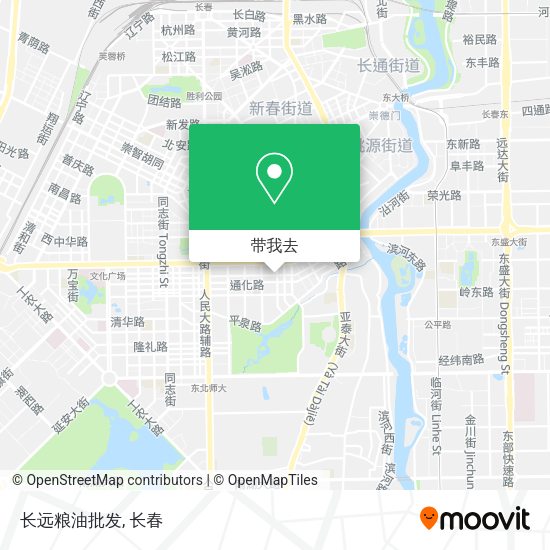 长远粮油批发地图