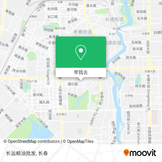 长远粮油批发地图