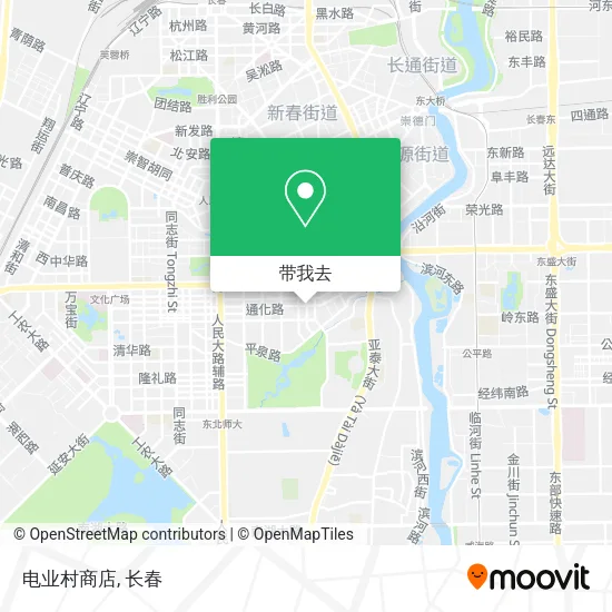 电业村商店地图