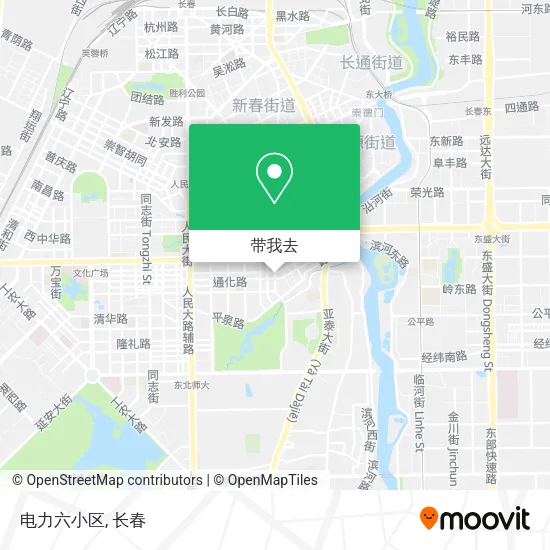 电力六小区地图