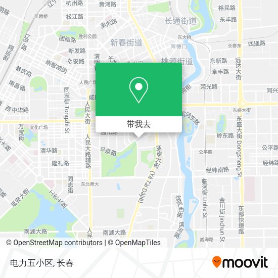 电力五小区地图