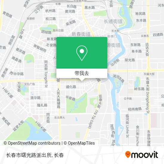 长春市曙光路派出所地图