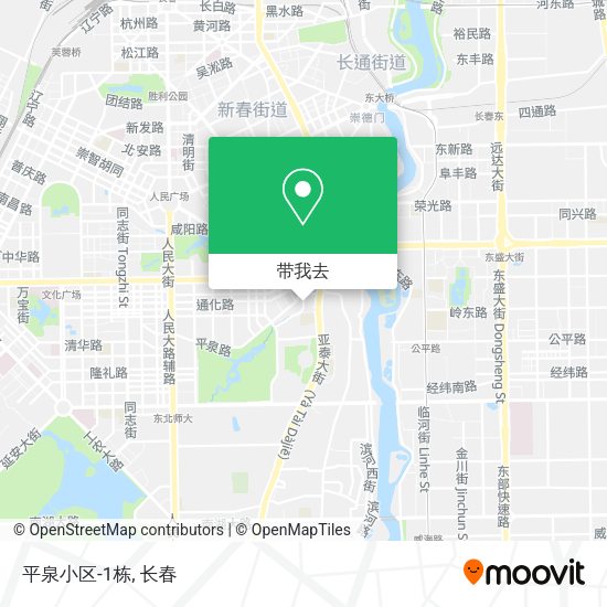 平泉小区-1栋地图
