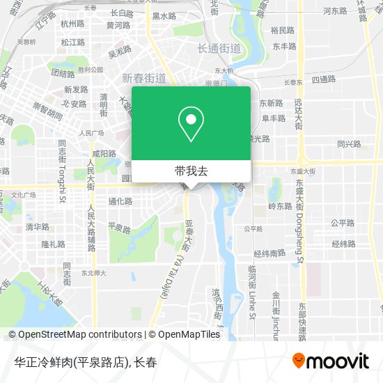 华正冷鲜肉(平泉路店)地图
