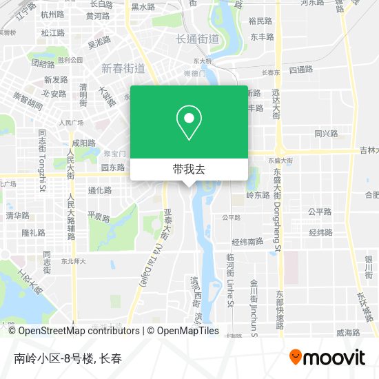 南岭小区-8号楼地图