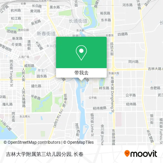 吉林大学附属第三幼儿园分园地图