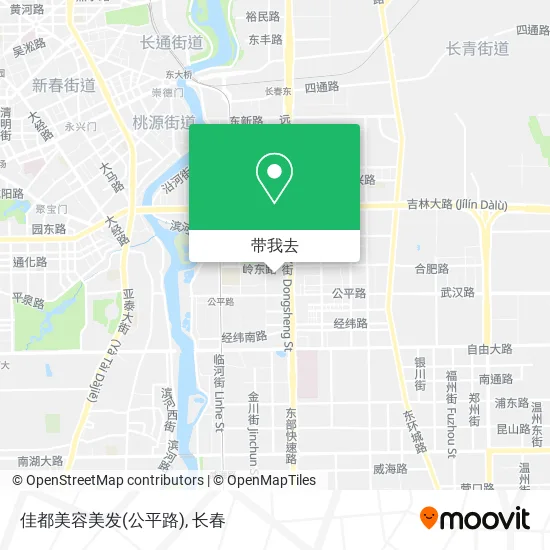 佳都美容美发(公平路)地图