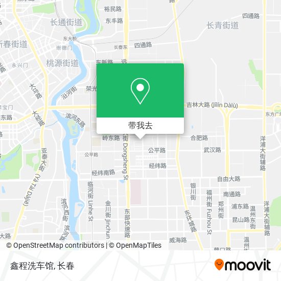 鑫程洗车馆地图