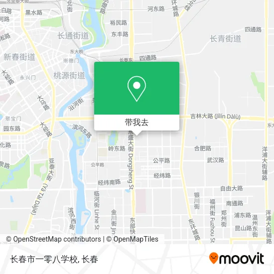 长春市一零八学校地图