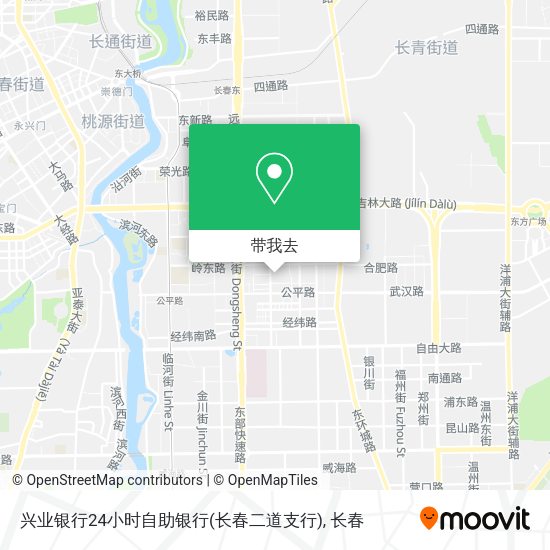 兴业银行24小时自助银行(长春二道支行)地图