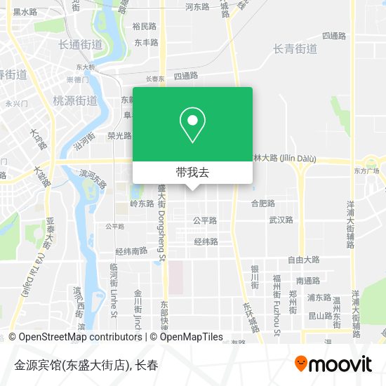 金源宾馆(东盛大街店)地图