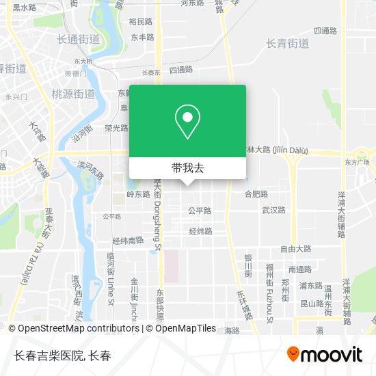 长春吉柴医院地图