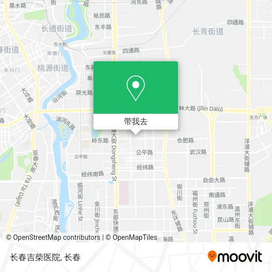 长春吉柴医院地图