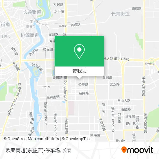 欧亚商超(东盛店)-停车场地图