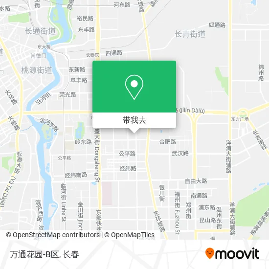 万通花园-B区地图