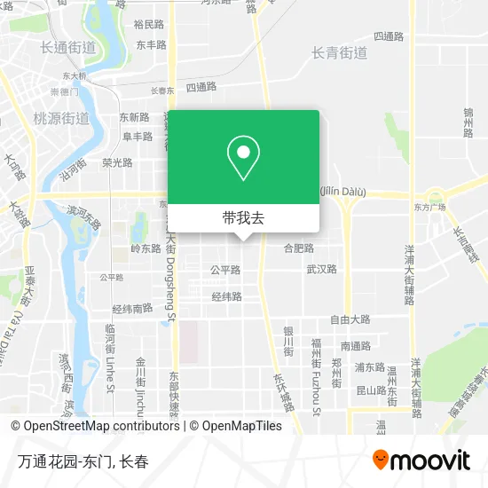 万通花园-东门地图