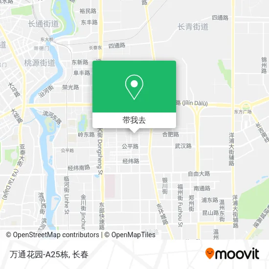 万通花园-A25栋地图