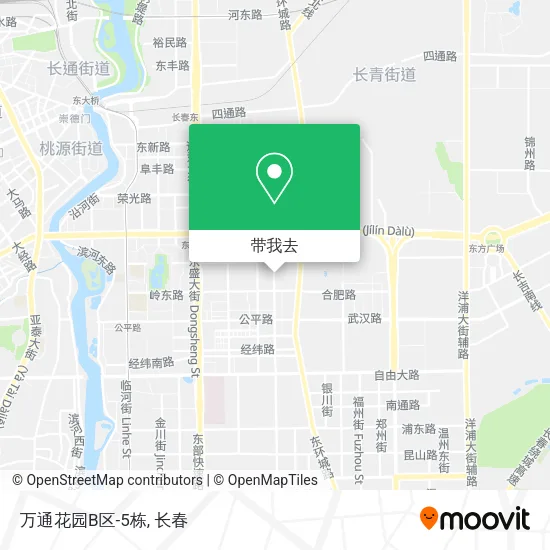 万通花园B区-5栋地图