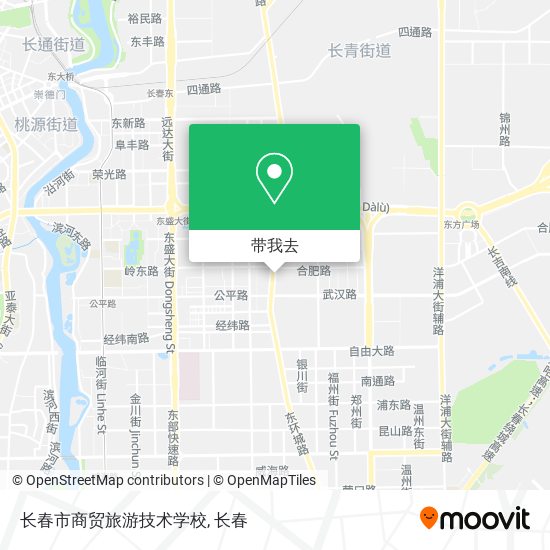 长春市商贸旅游技术学校地图