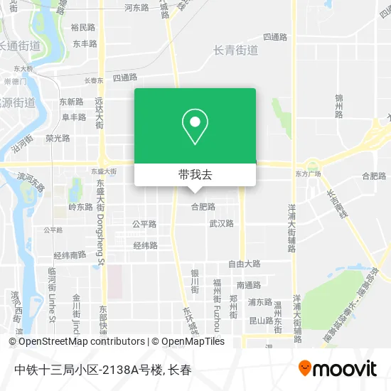 中铁十三局小区-2138A号楼地图