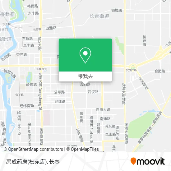 禹成药房(松苑店)地图