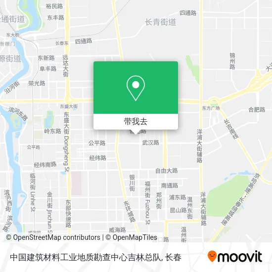 中国建筑材料工业地质勘查中心吉林总队地图