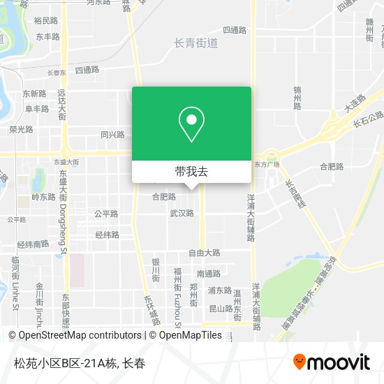 松苑小区B区-21A栋地图