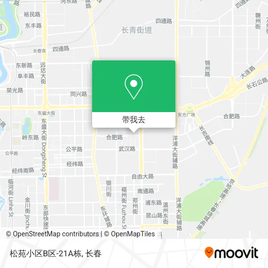 松苑小区B区-21A栋地图