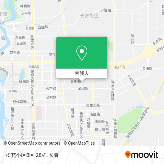 松苑小区B区-28栋地图