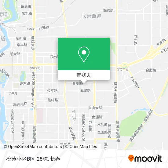 松苑小区B区-28栋地图