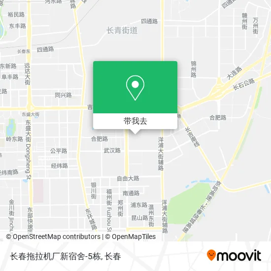 长春拖拉机厂新宿舍-5栋地图