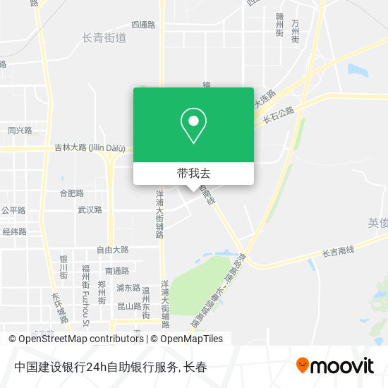 中国建设银行24h自助银行服务地图