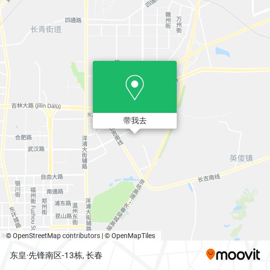 东皇·先锋南区-13栋地图
