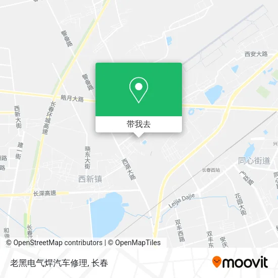 老黑电气焊汽车修理地图