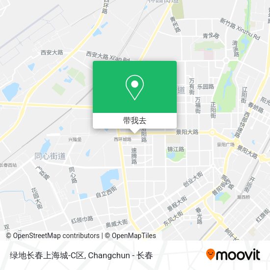 绿地长春上海城-C区地图